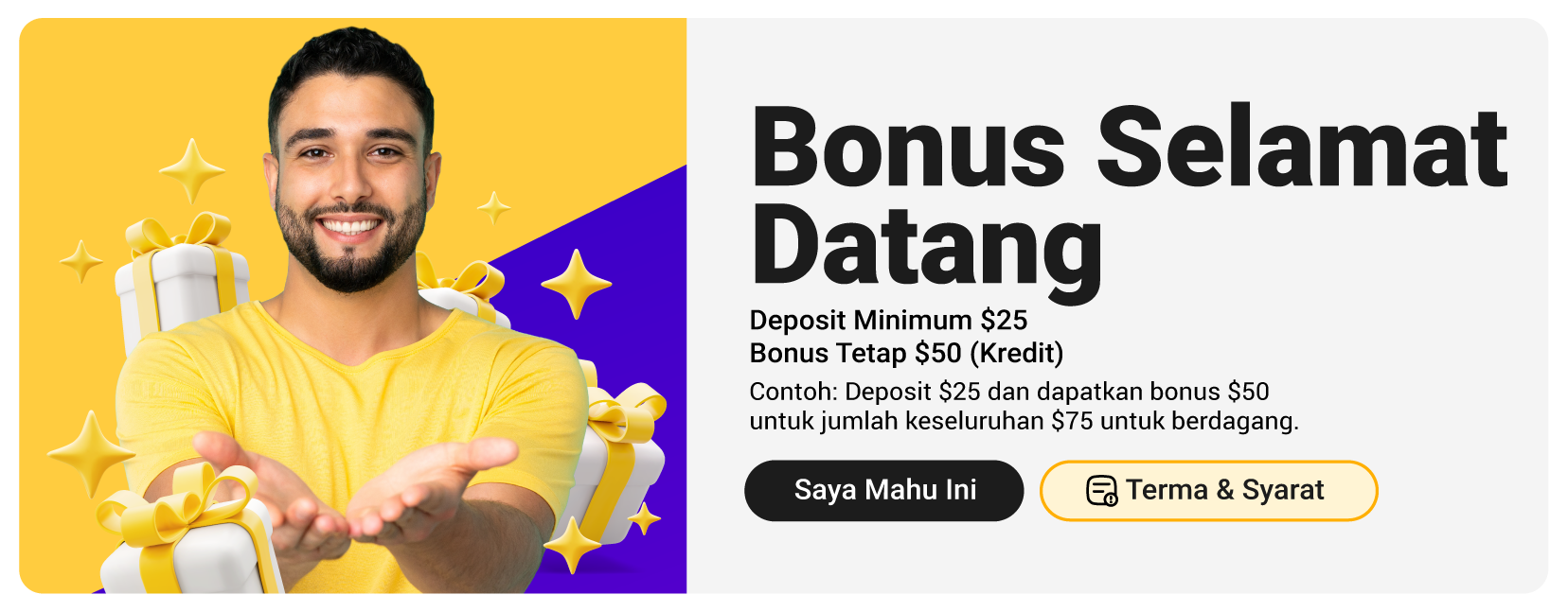 icon or image showing the welcome bonus