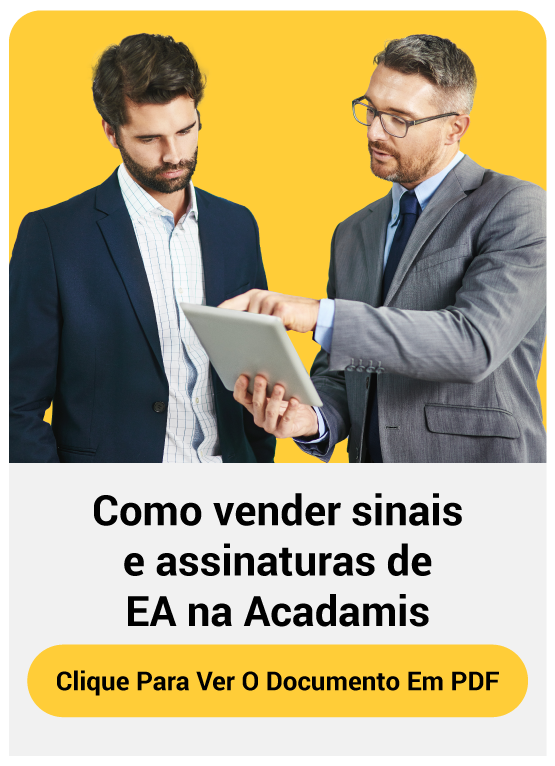 Icono o gráfico que destaca cómo vender señales y suscripciones de EA en Acadamis por Monaxa