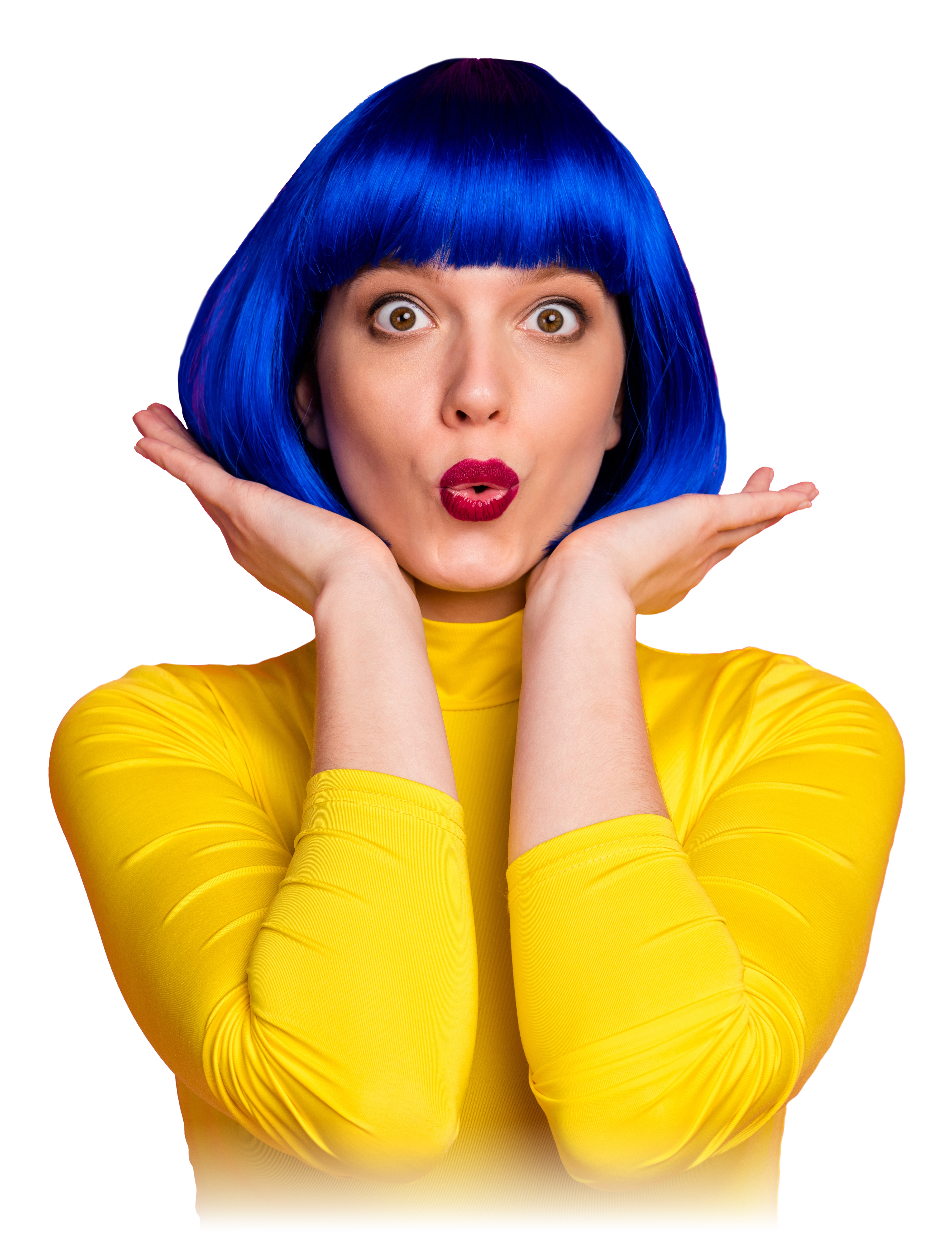 Surprised trader