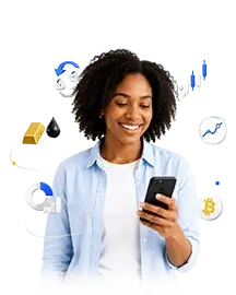 Smiling man with phone
