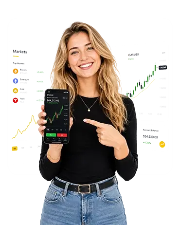 Trader at their own screen